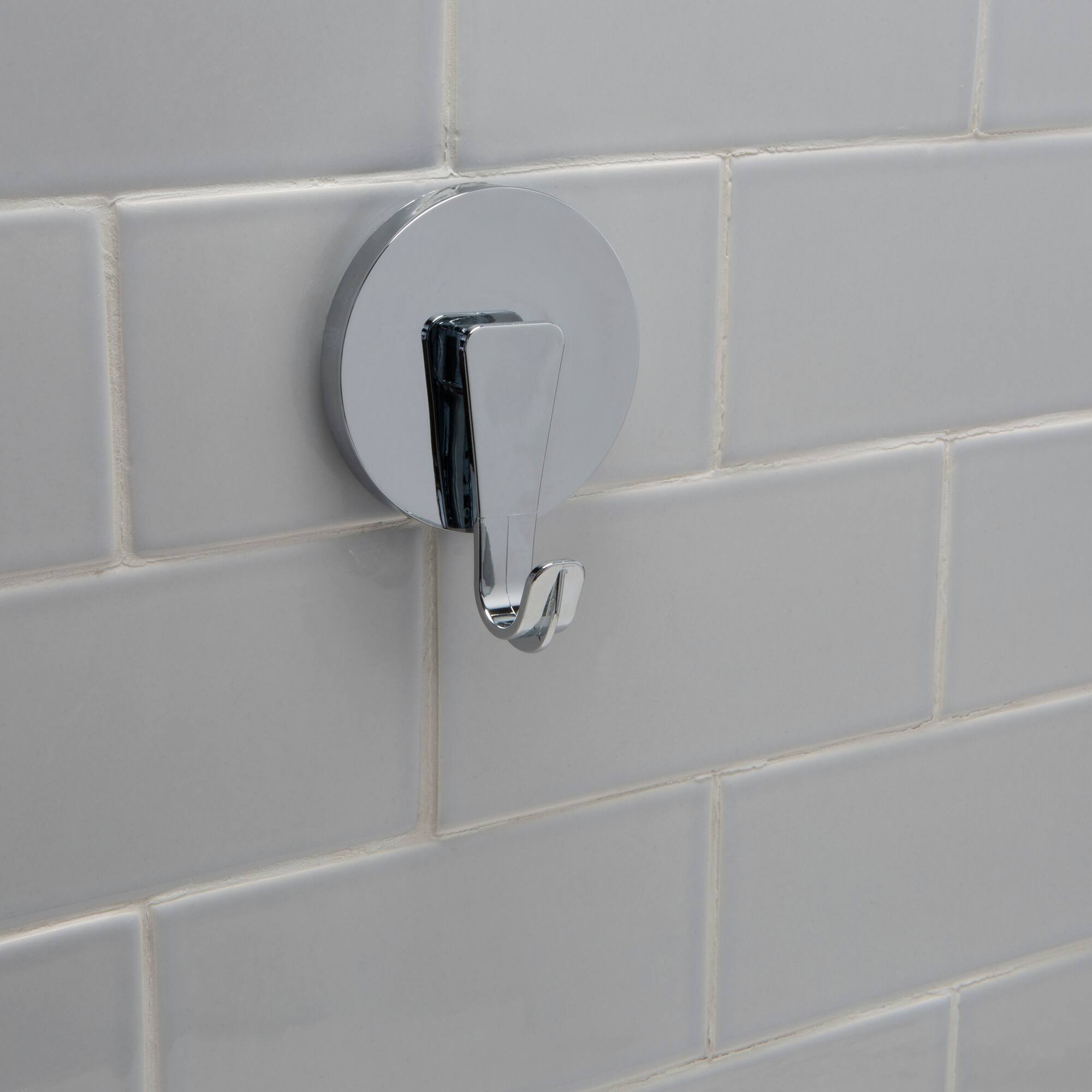 Bath Bliss Chrome Gel Suction Power Hooks, 2ct.